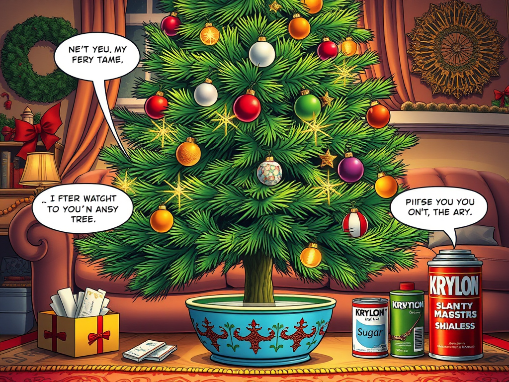 Lord? Please Save My Christmas Tree!