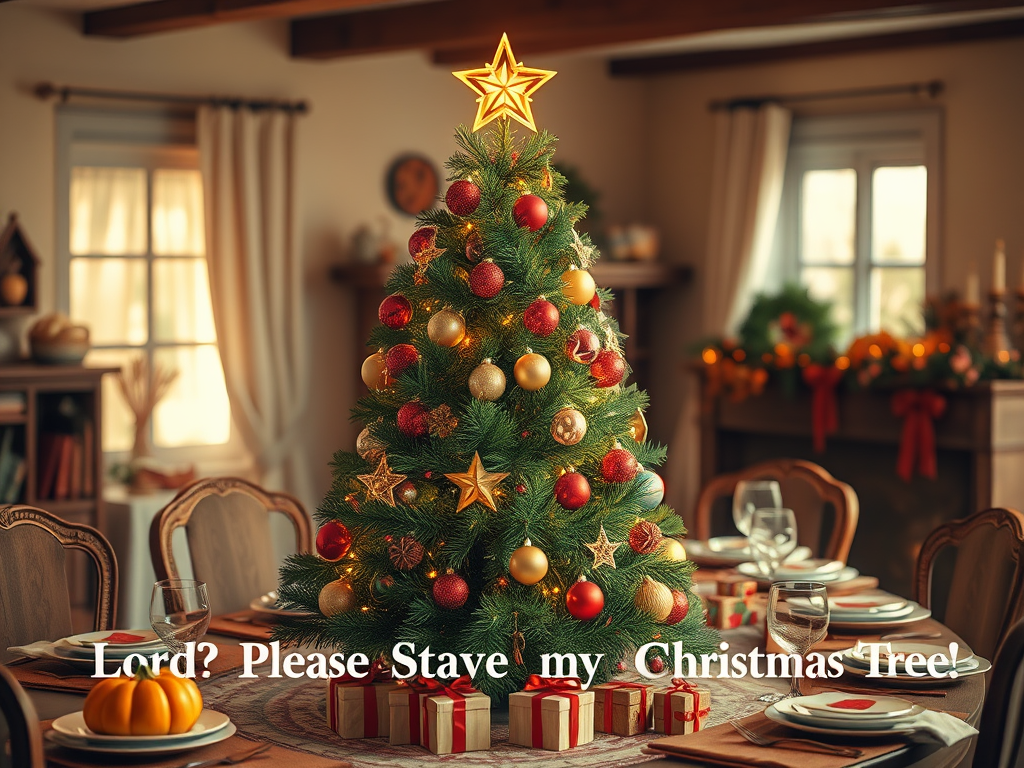 Lord? Please Save My Christmas&nbsp;Tree!